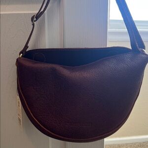 Portland leather koala sling bag